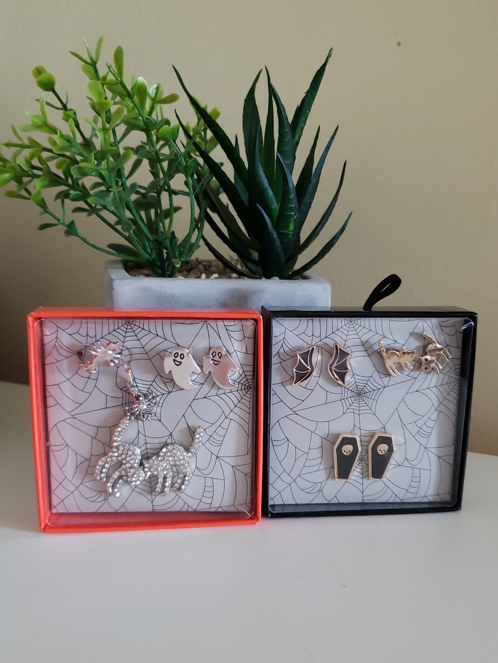 New In Boxes - Unbranded Halloween Pierced Earrings - Bundle